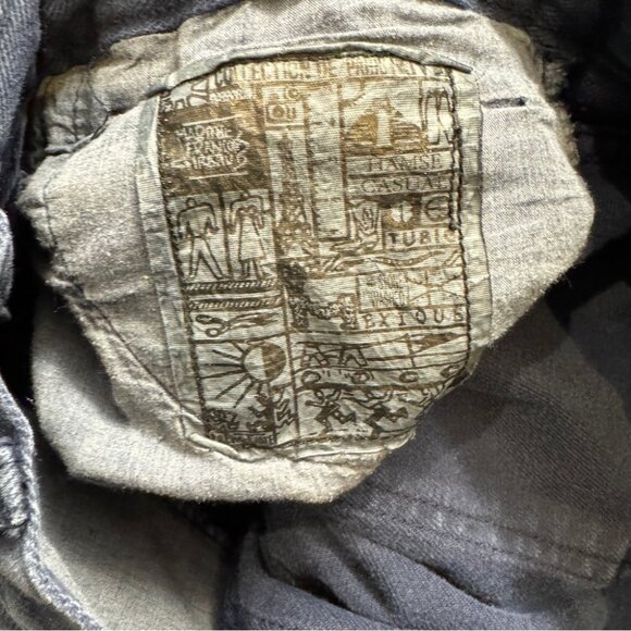 Vintage Marithe Francois Girbaud Dark Blue Denim Jeans size 28 - Picture 5 of 6